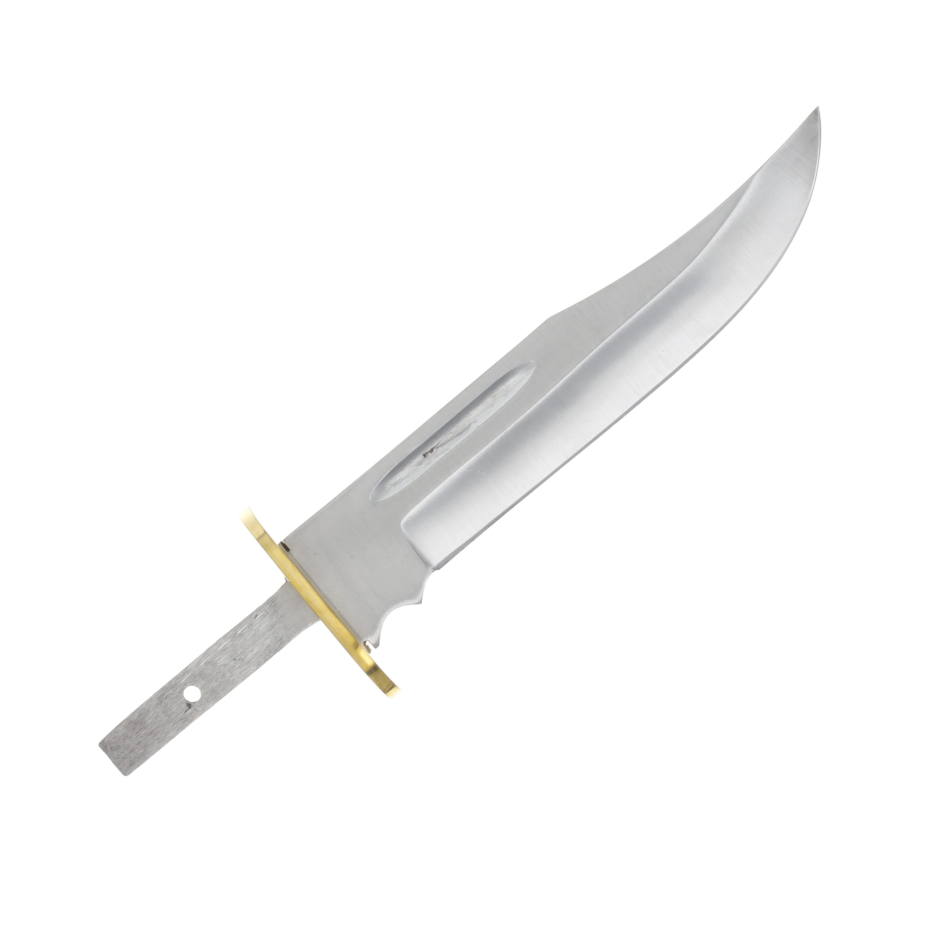 5.12 Inch Bowie Blade Blank with Fuller BLOS34 View 2