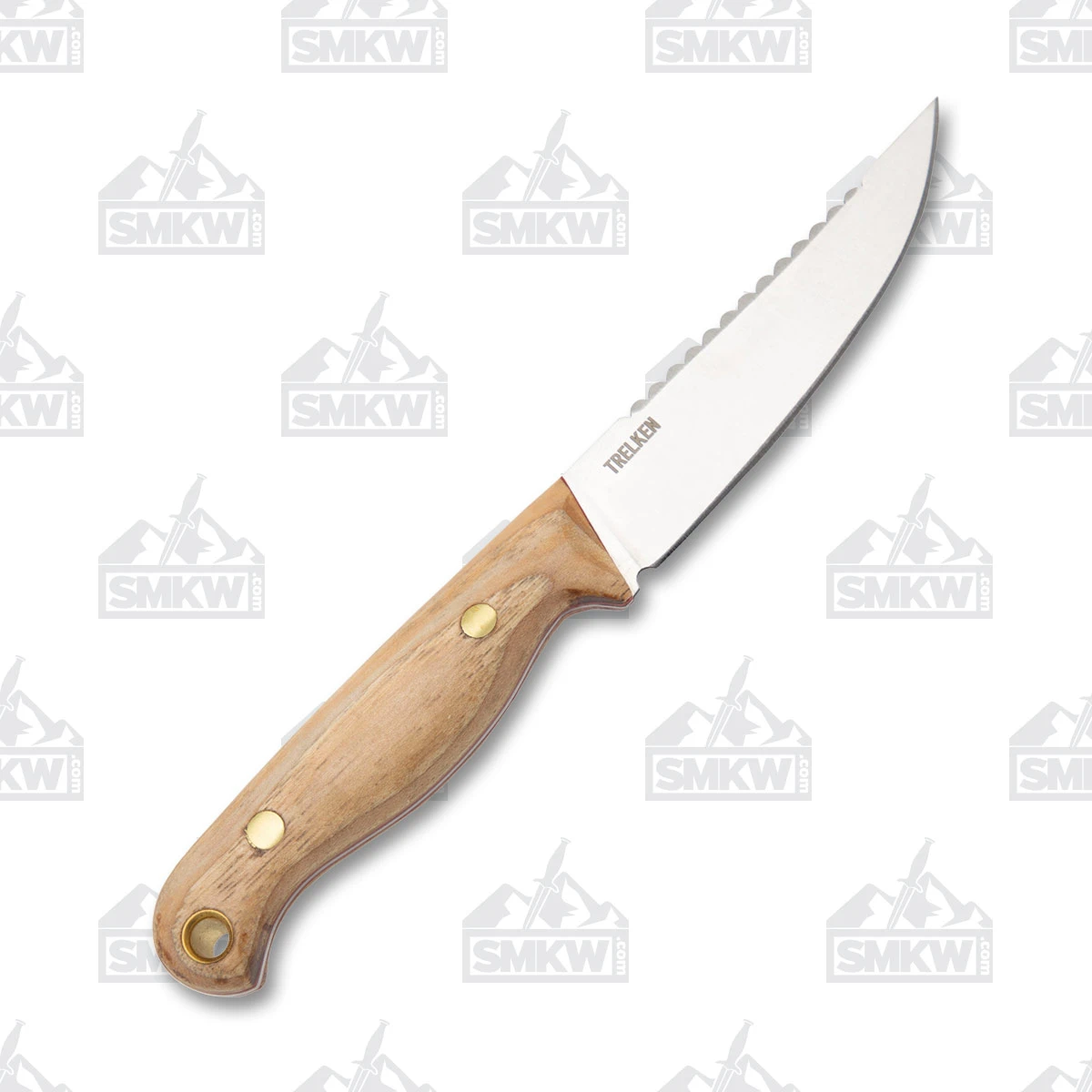 Condor Tool and Knife Trelken Fixed Blade 420 HC/Hickory with Leather Sheath CTK11435 View 3