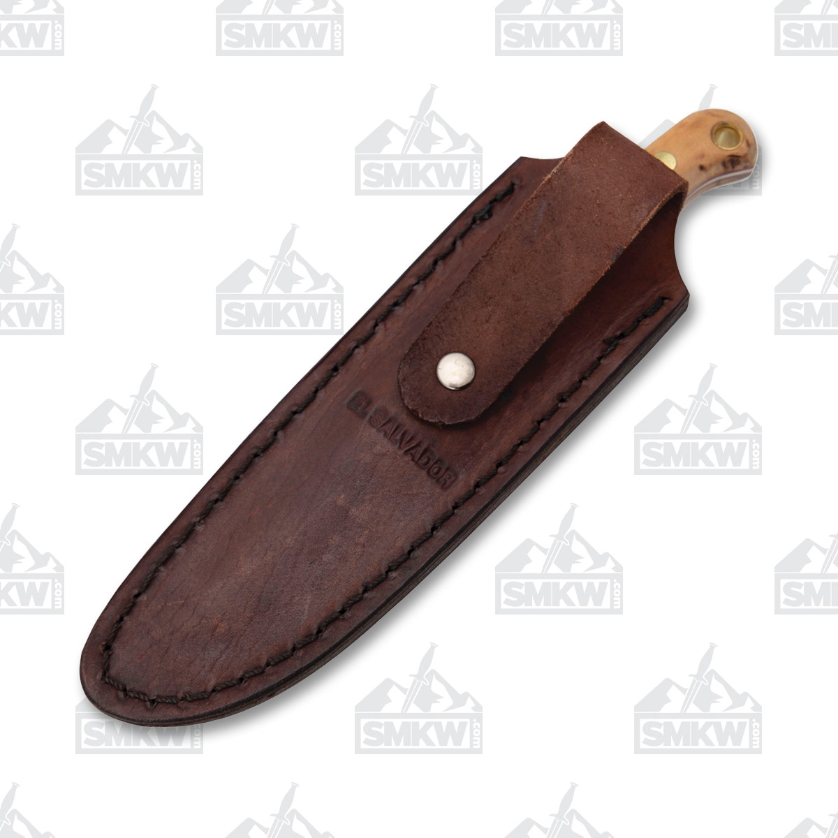 Condor Tool and Knife Trelken Fixed Blade 420 HC/Hickory with Leather Sheath CTK11435 View 5