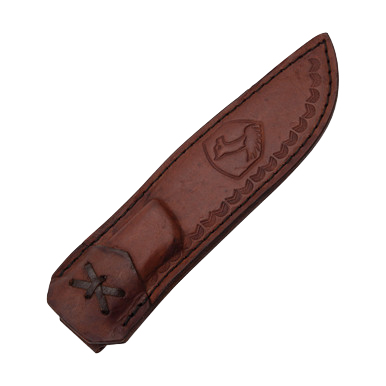 Condor Tool and Knife Large Huron Walnut 5.3 Inch Plain Natural Drop Point CTK2819525 View 5