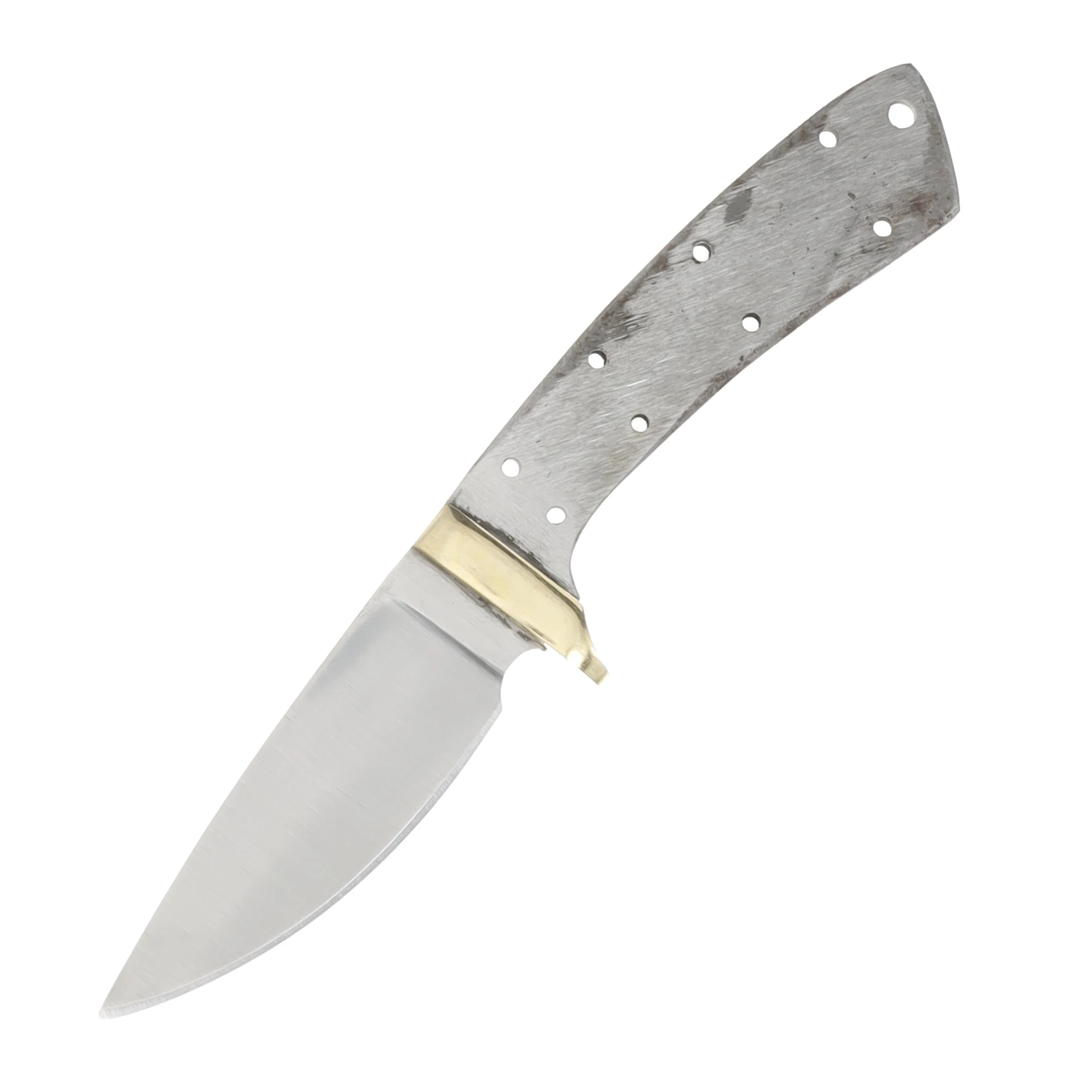 3 Inch Drop Point Skinner Blade Blank Full Tang BL013 View 1