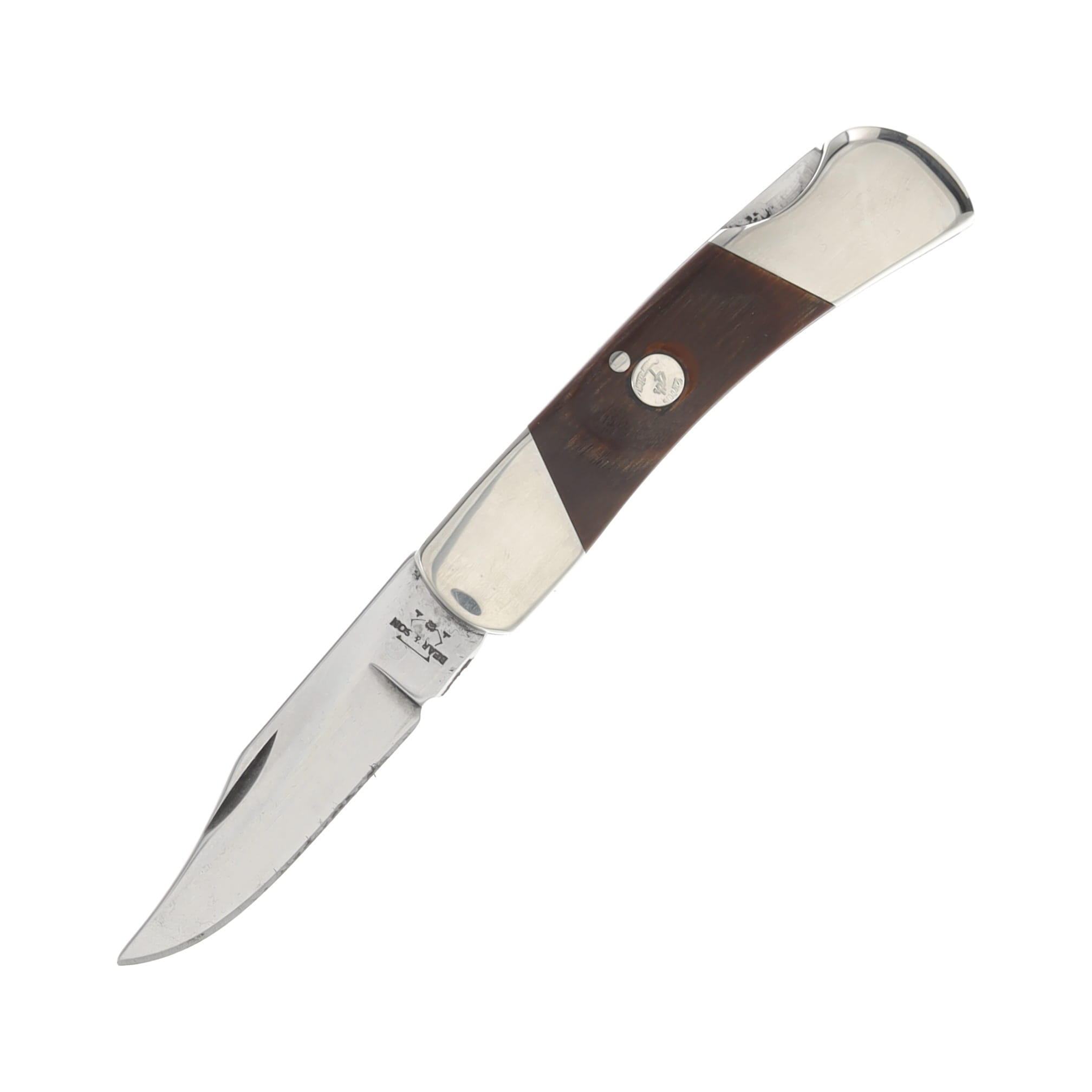 Bear & Son Heritage Walnut Lockback Folding Knife BRC226 View 1