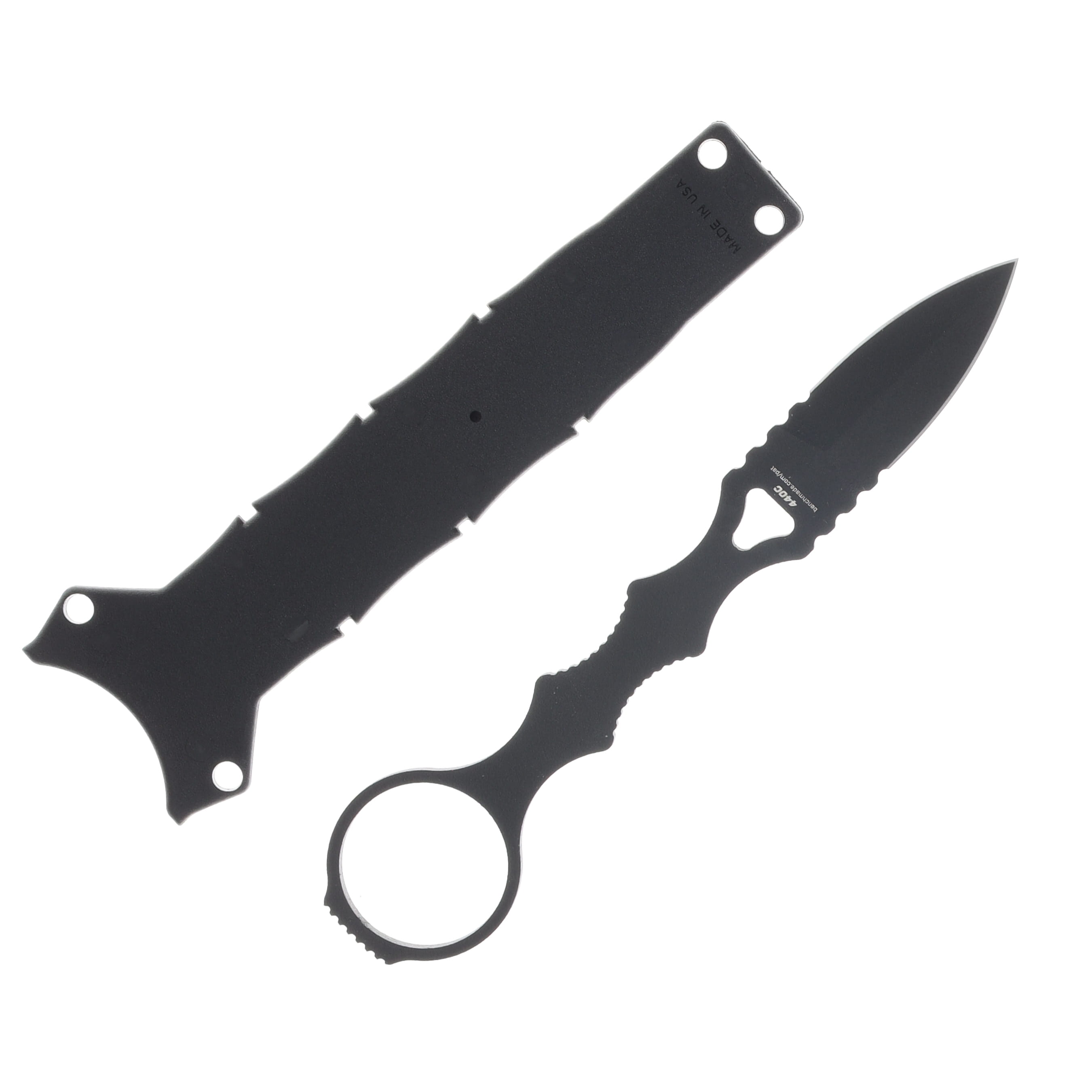 Benchmade Mini SOCP Dagger 2.22 Inch Plain Black Dagger BM173BK View 2