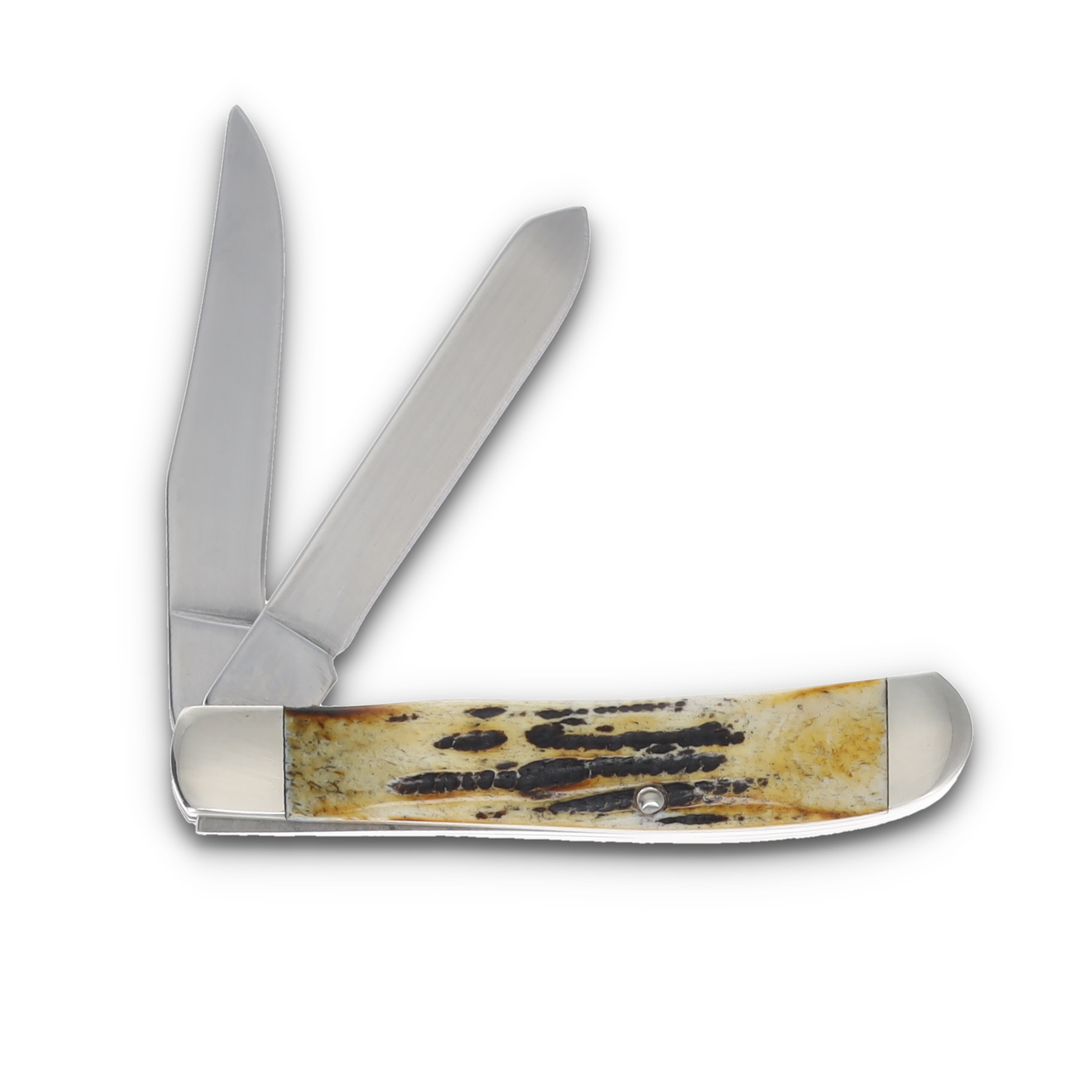 Bear & Son Stag Mini Trapper Folding Knife BR507 View 2