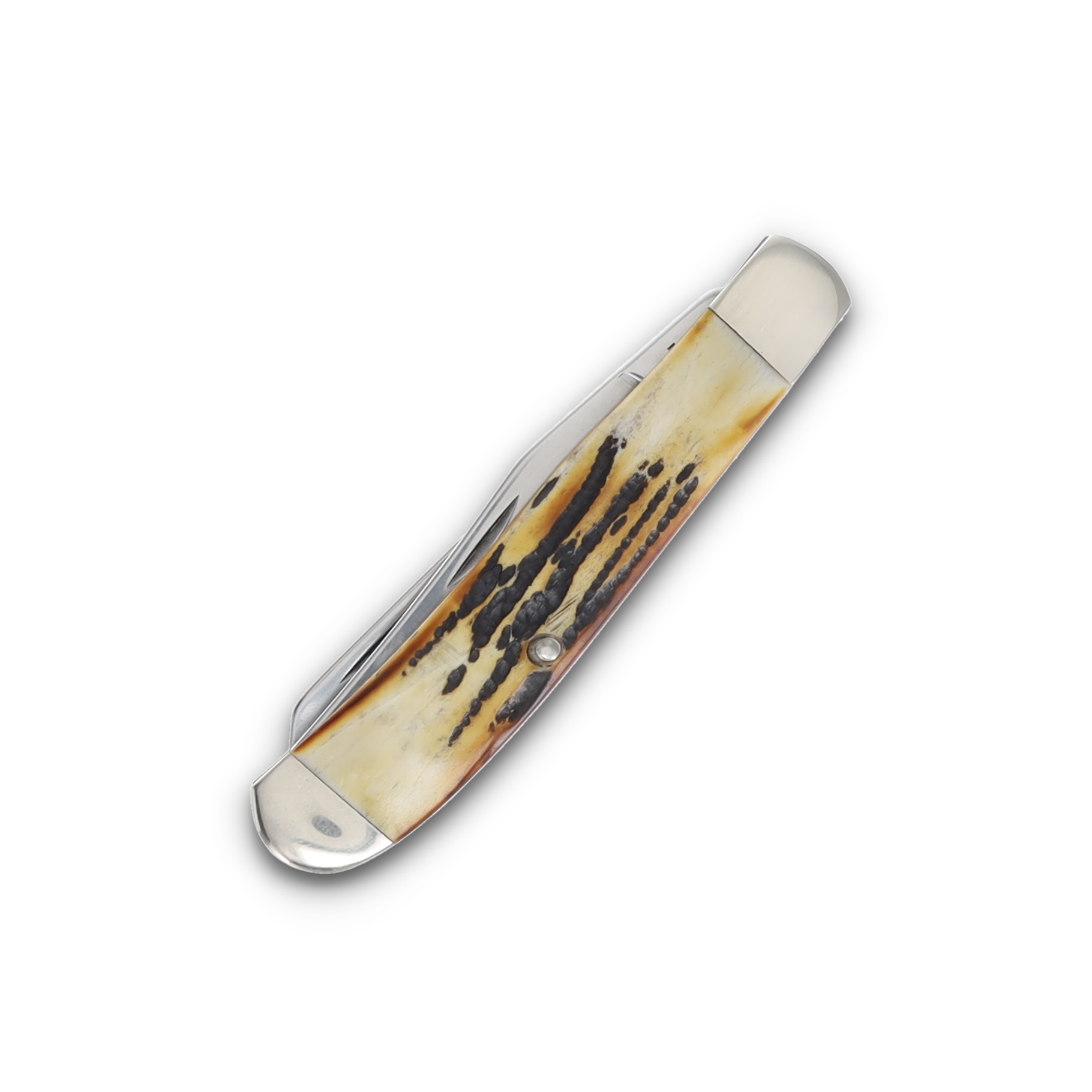 Bear & Son Stag Mini Trapper Folding Knife BR507 View 4