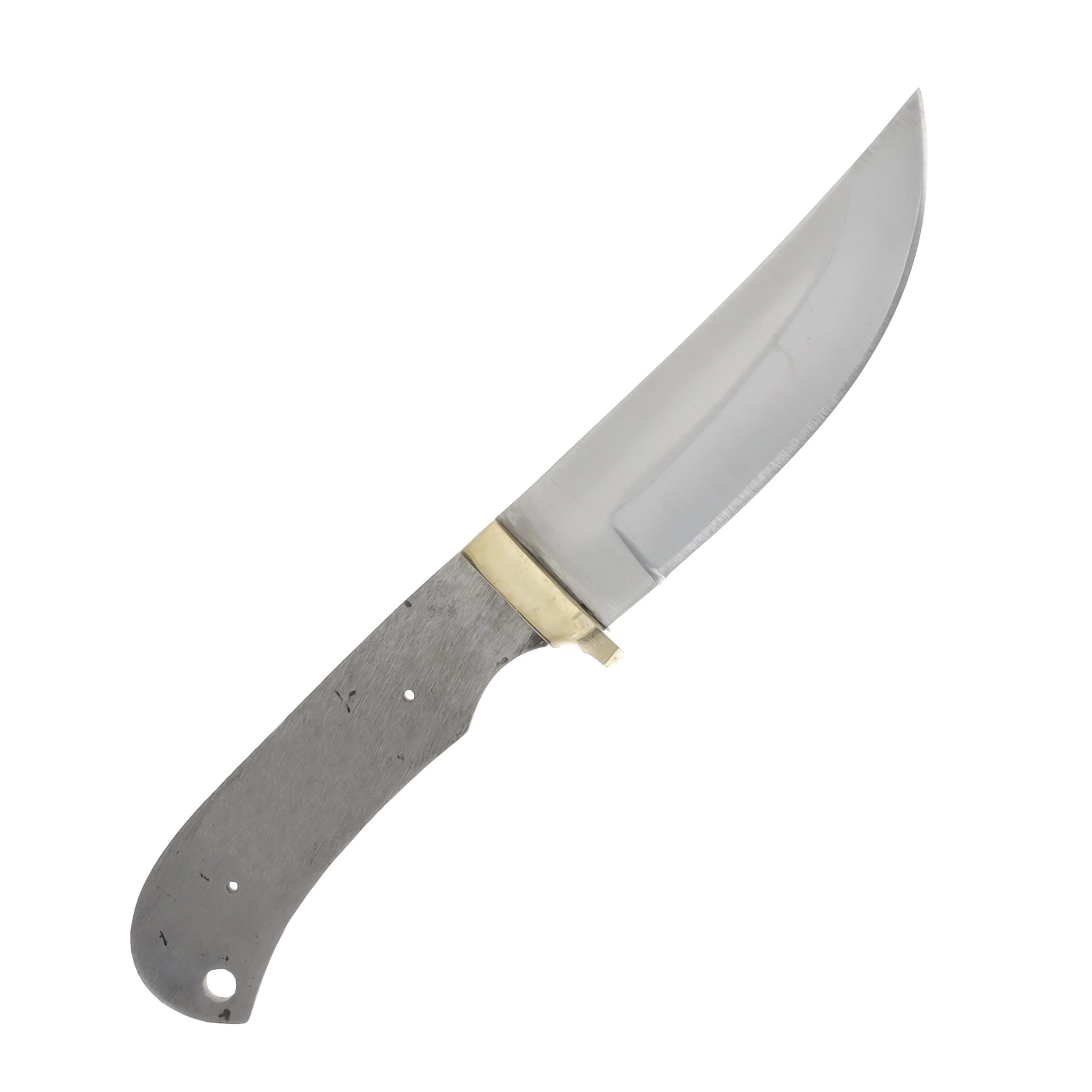 4.5 Inch Drop Point Blade Blank Attached Guard BL077 View 2