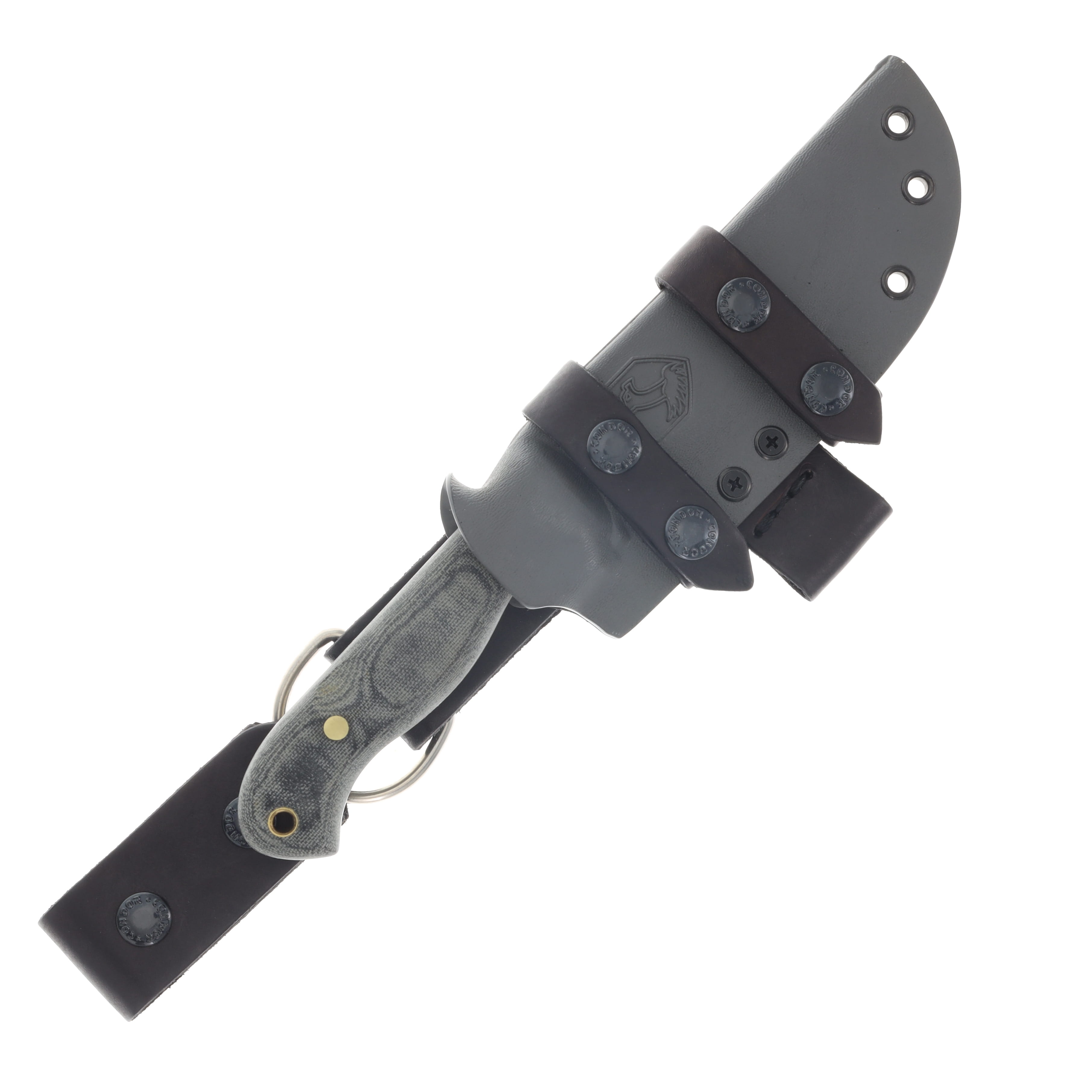 Condor SBK Straight Back Knife Micarta Black 5.3in Fixed Blade
