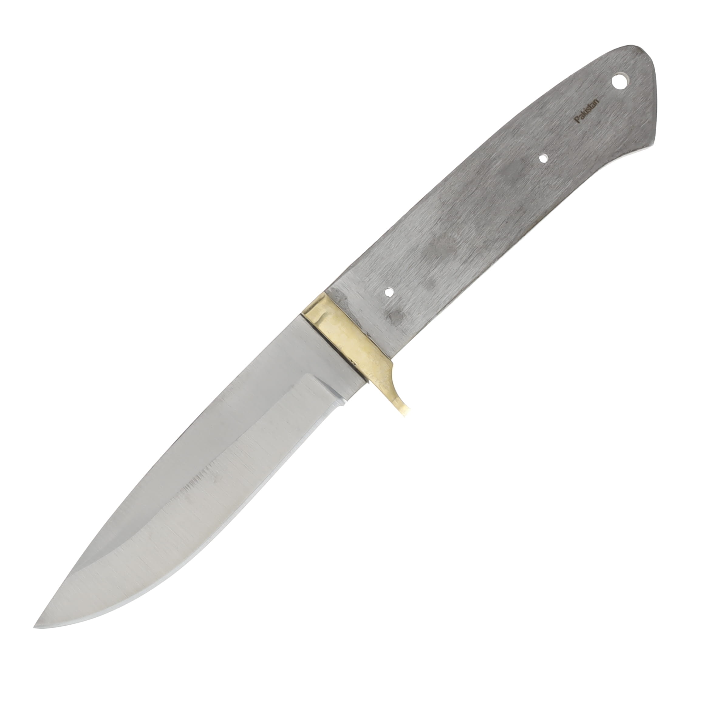 4 Inch Drop Point Blade Blank Attached Guard BL081 View 1
