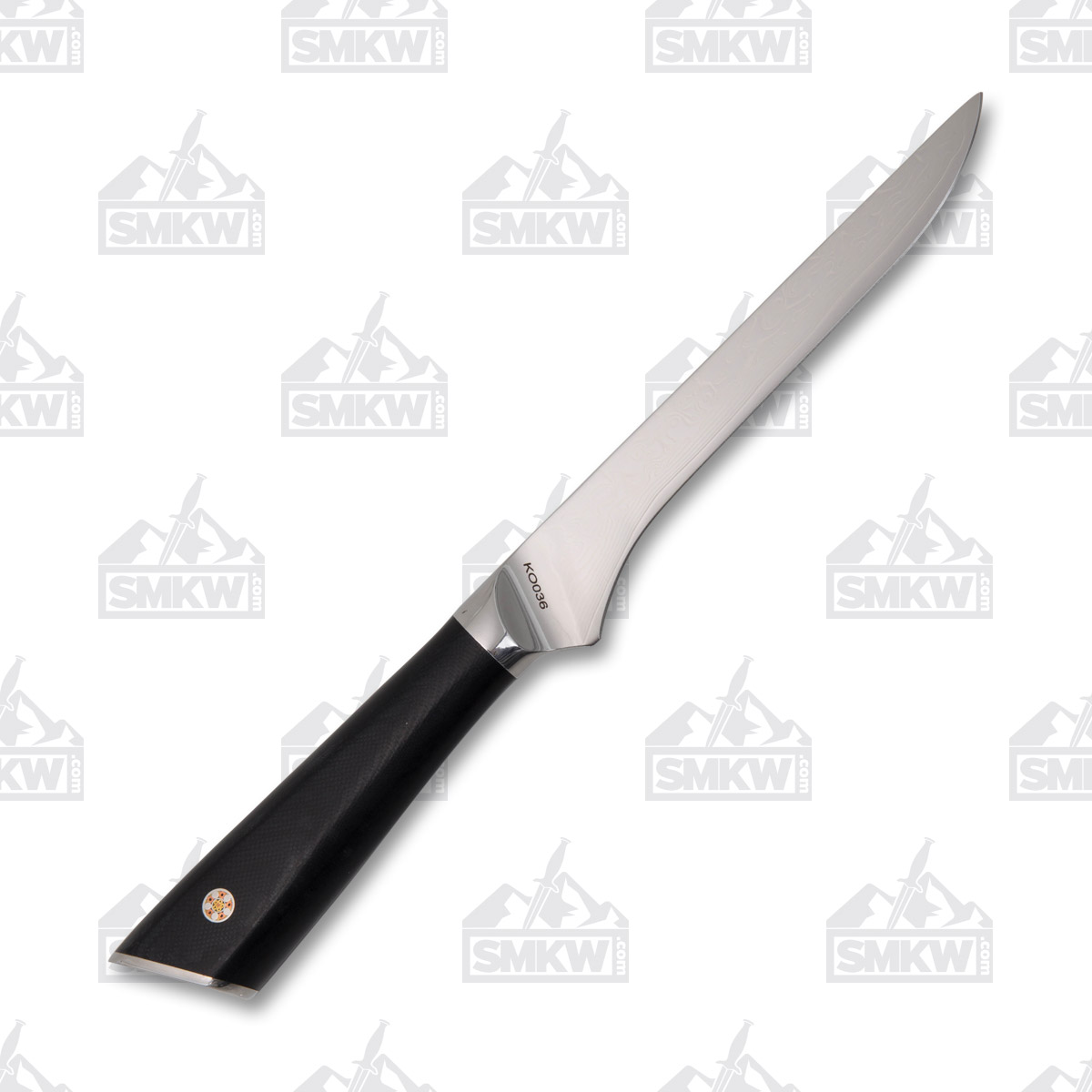 Komoran Damascus Kitchen Knife and Block Set KO036 View 13