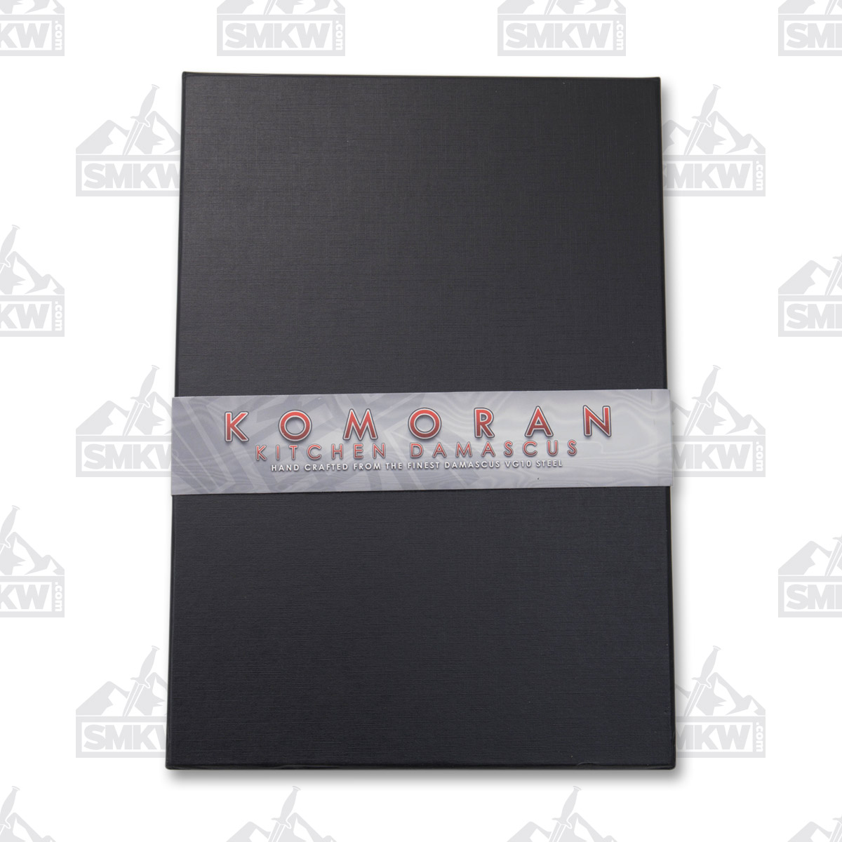 Komoran Damascus Kitchen Knife and Block Set KO036 View 4