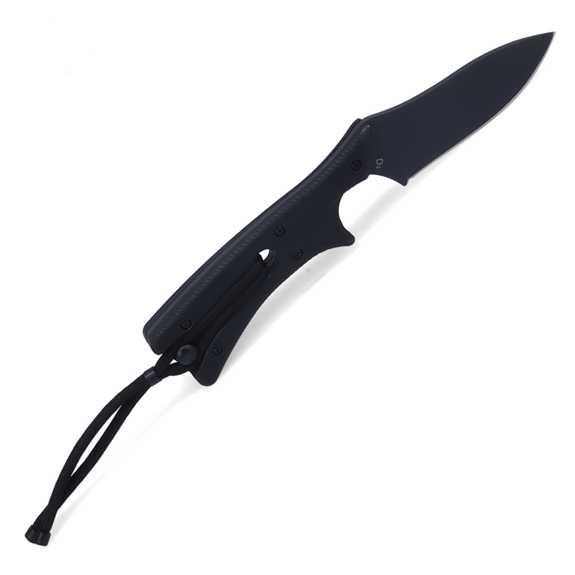 Camillus Tyrant Fixed Blade Knife G10 Black 3in Plain Drop Point CM19144 View 2