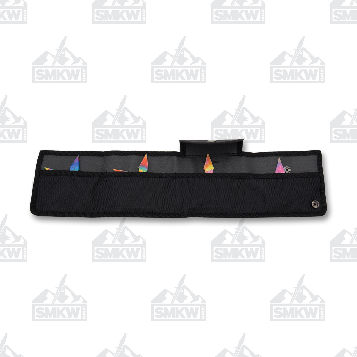 SZCO Supplies 4in 4-Piece Tye-Dye Throwing Star Set with Nylon Case 211465 View 10