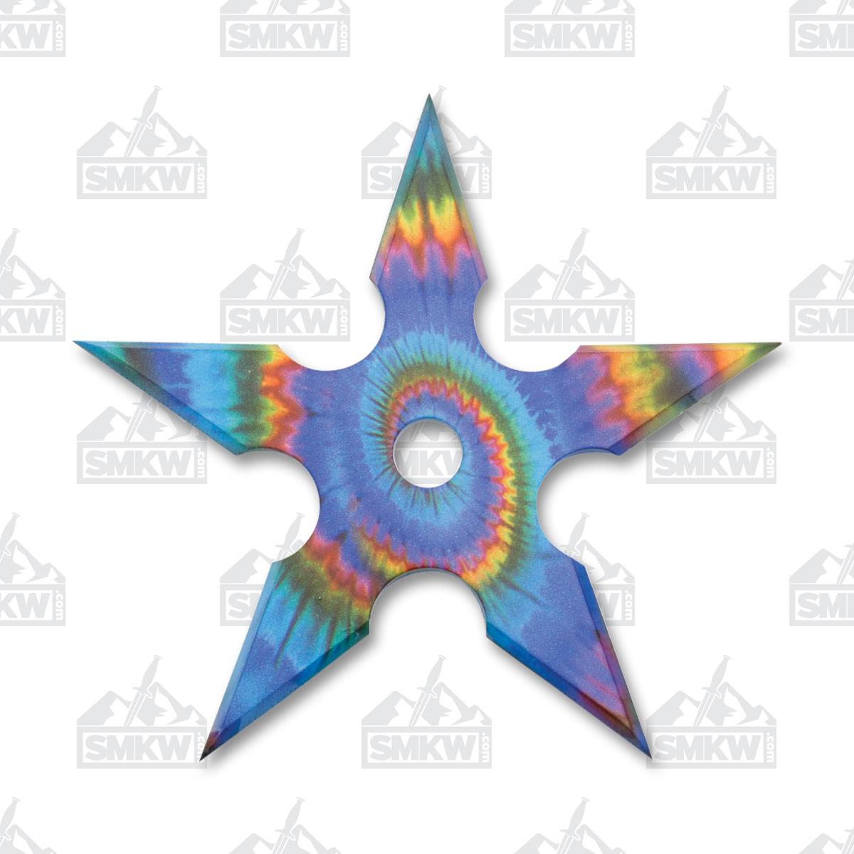 SZCO Supplies 4in 4-Piece Tye-Dye Throwing Star Set with Nylon Case 211465 View 8