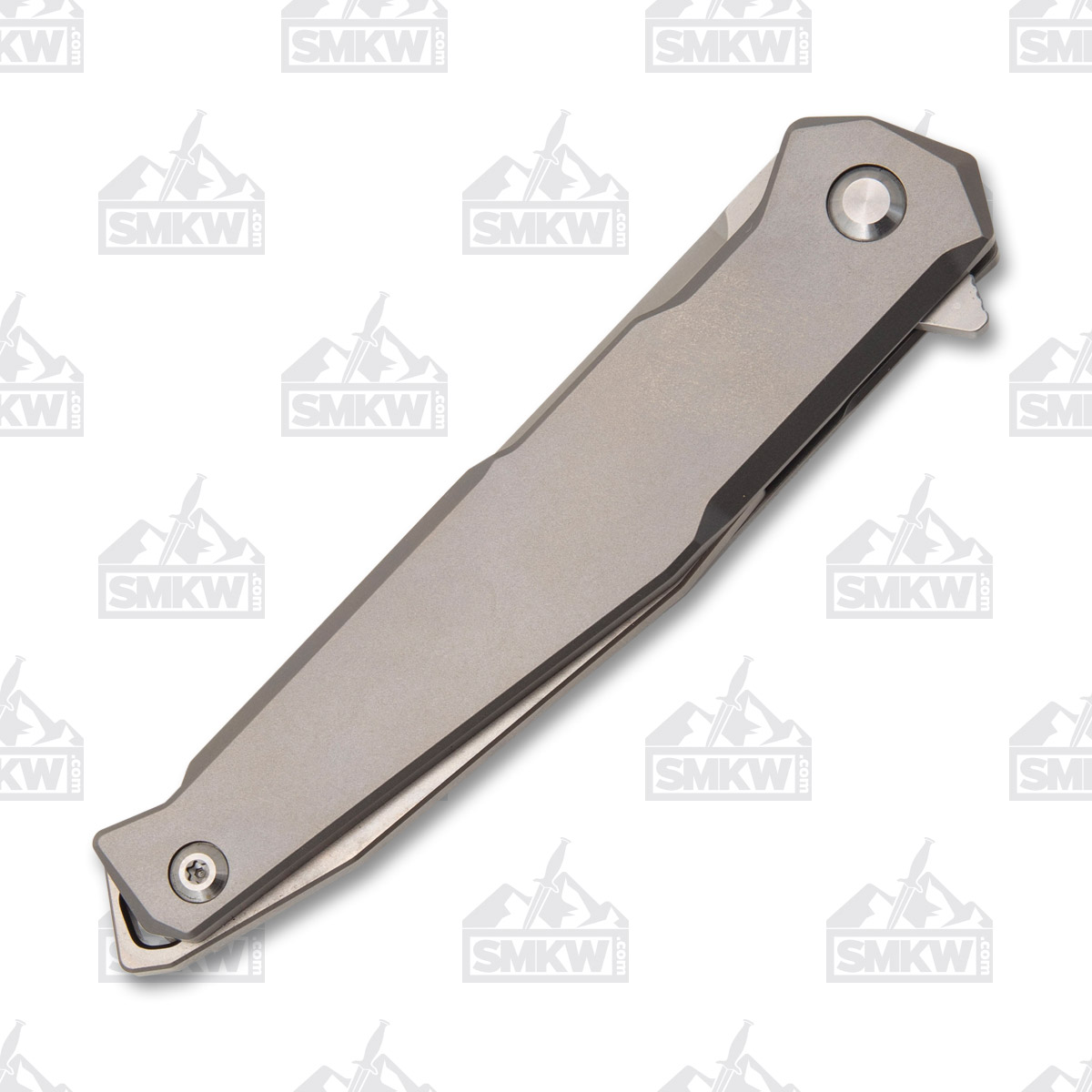 Ruike M108-TZ Folding Knife Titanium 3.46in Bead Blast Drop Point Blade RUM108TZ View 5