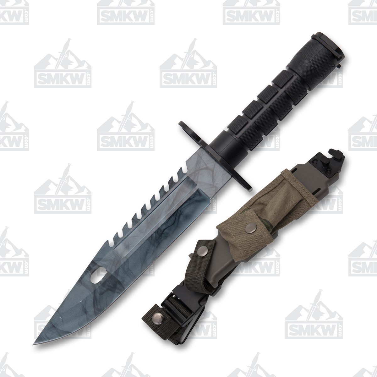 Szco 13 Inch M9 Bayonet Survival Knife Smoky Haze Camo Blade 211490 View 1