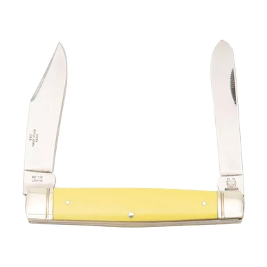 Rough Ryder Smooth Yellow Polymer Moose Folding Knife RR1198 View 2