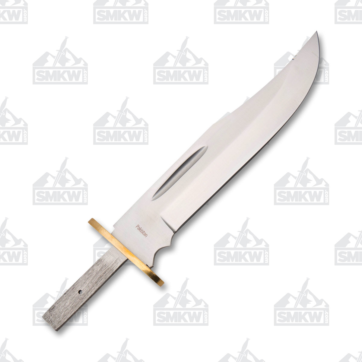 6 Inch D2 Hunter Clip Point Fixed Blade Blank BL141 View 2
