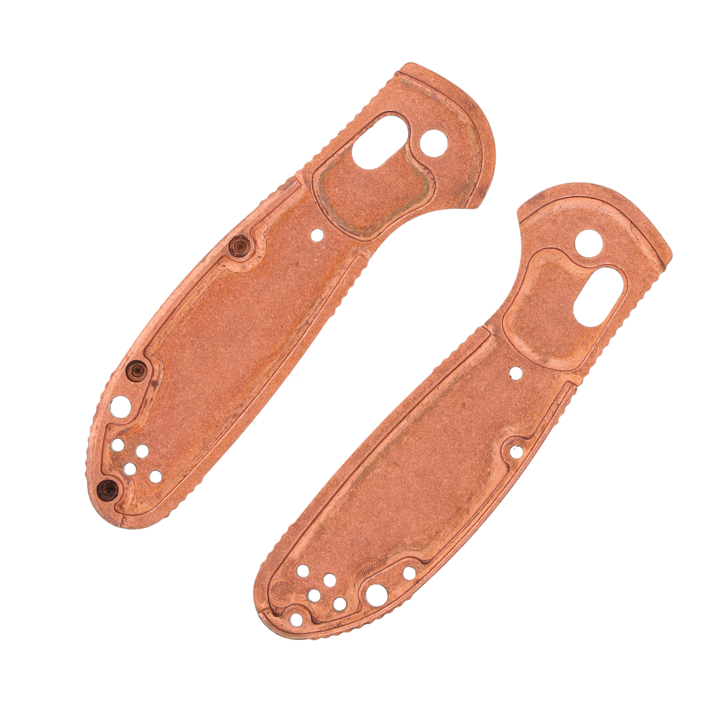 SMKW Custom Benchmade Mini Griptilian Copper Scales SKBF210697C View 2