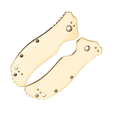 SMKW Custom 0350 Brass Handle Scales View 1