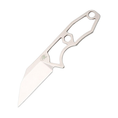 Hinderer LP-1 Fixed Blade Knife 2in Plain Stonewash Wharncliffe View 2