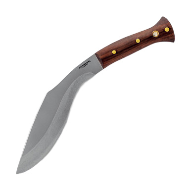 Condor Tool and Knife Heavy Duty Kukri Knife Walnut 9in Blasted Satin Blade CTK1813 View 1