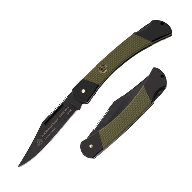 Puma SGB Whitetail Ranger Folding Knife 3.1in Clip Point OD Green View 1