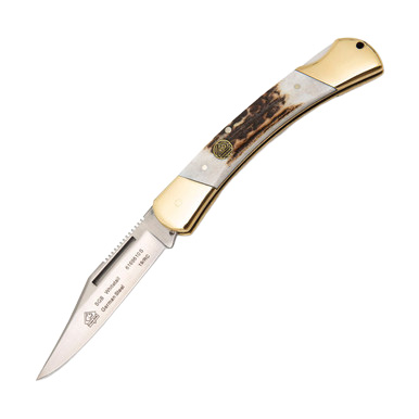 Puma SGB Whitetail Stag Lockback View 1