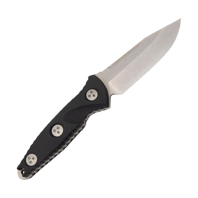 Microtech SOCOM Alpha Mini Stonewash S/E Black G-10 View 3