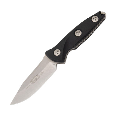 Microtech SOCOM Alpha Mini Stonewash S/E Black G-10 View 2