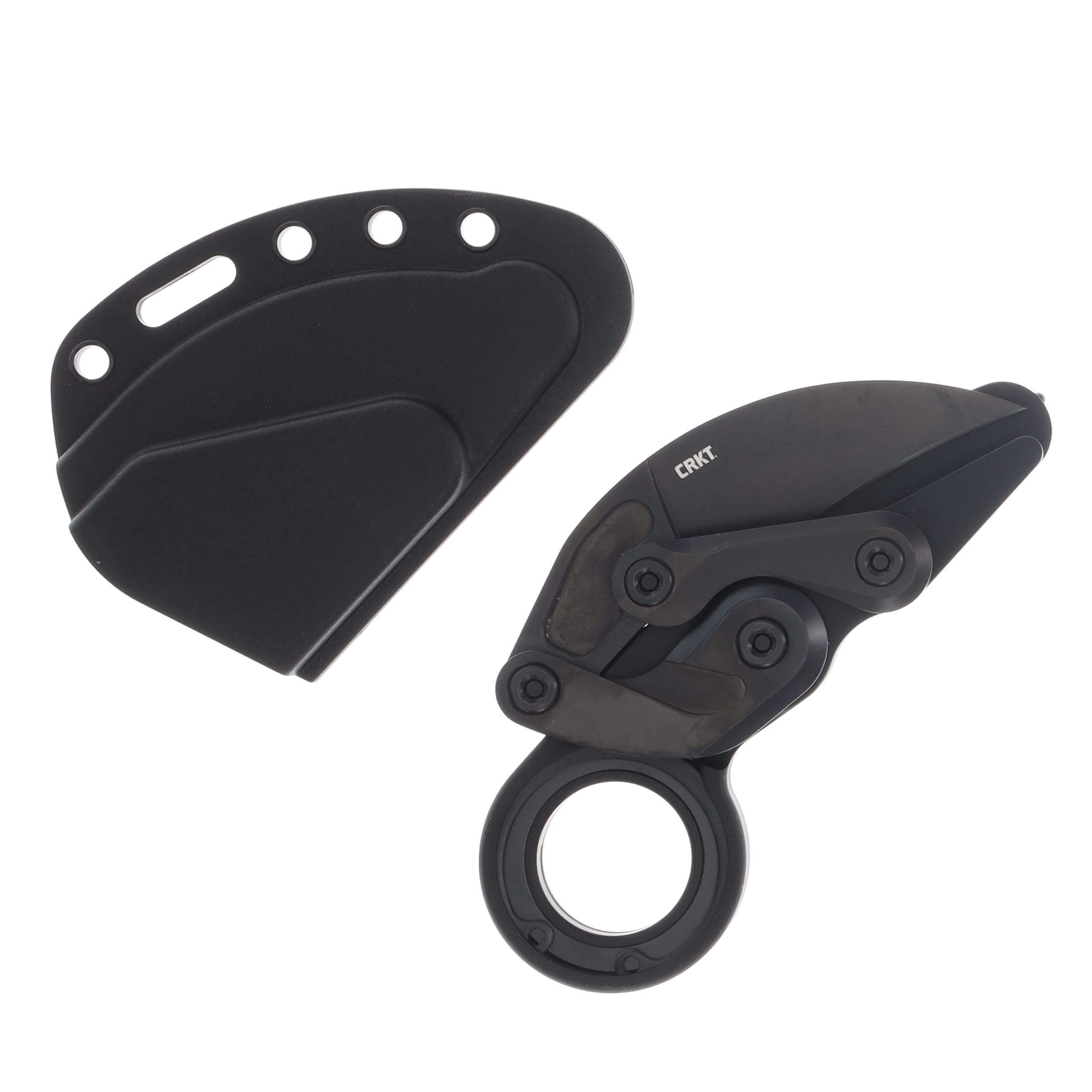CRKT Provoke First Responder Folding Knife 2.41in Black TiNi Hawkbill CR4042 View 10