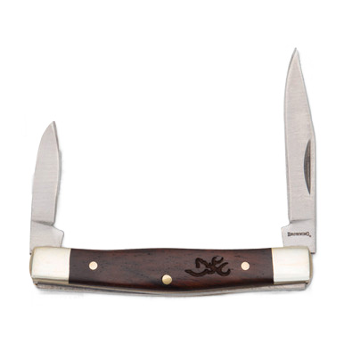 Browning Knives 50th Anniversary Two Blade Stockman Folding Knife Set View 5