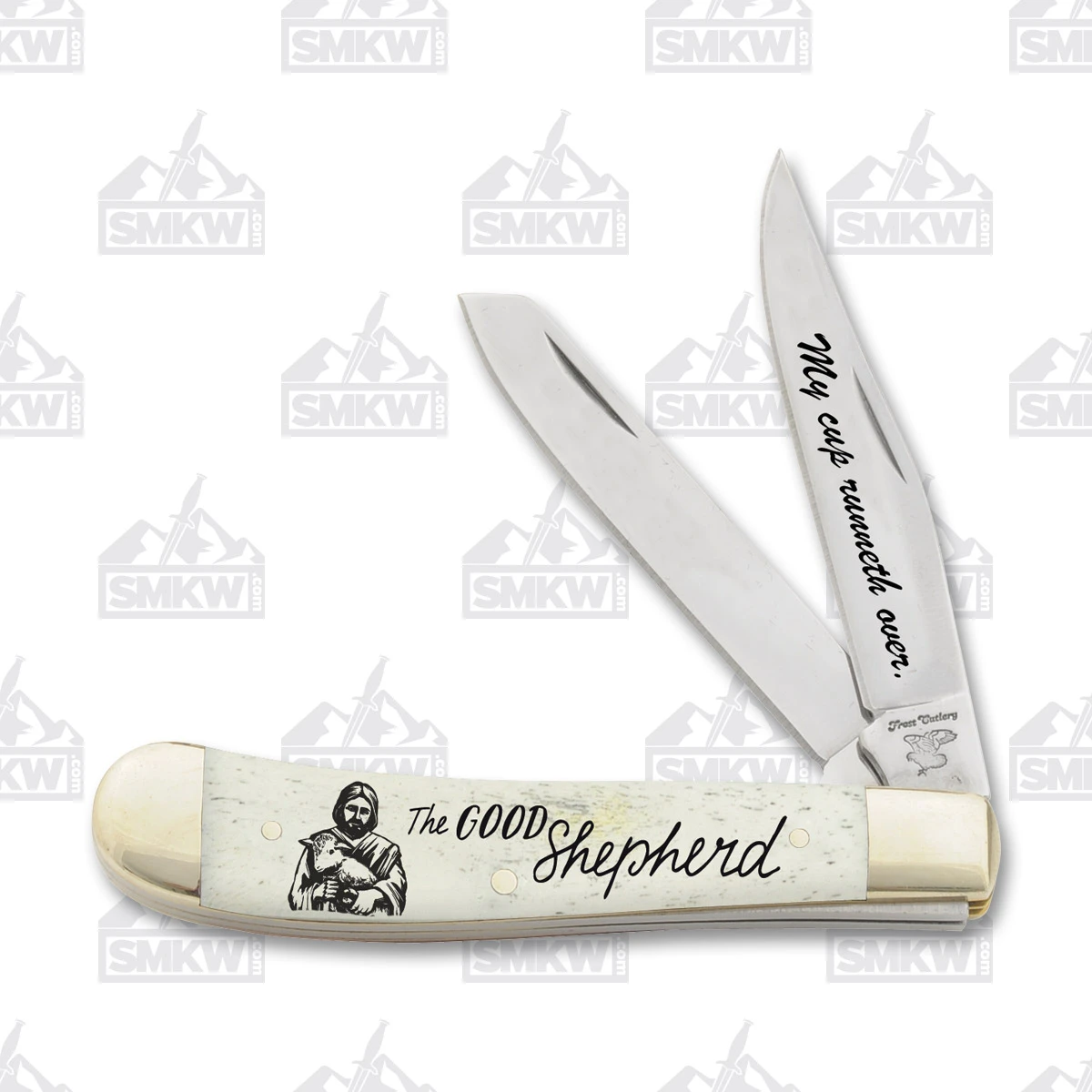 Frost Good Shepherd Wooden Gift Box With Trapper Folding Knife FRGST View 2