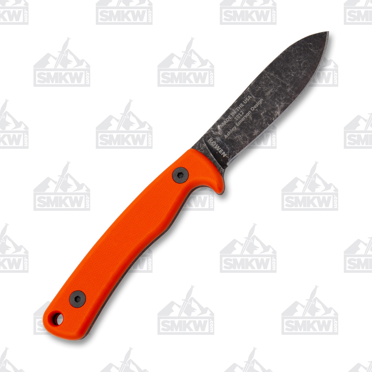 ESEE Knives Ashley Game Knife Orange G10 Fixed Black Stonewashed Blade ESEEAGKOR View 3