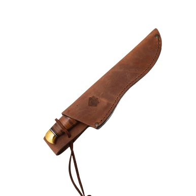 Puma SGB Buffalo Hunter Fixed Blade Stacked Leather Wrapped Hunting Knife PKC6817200LT View 4