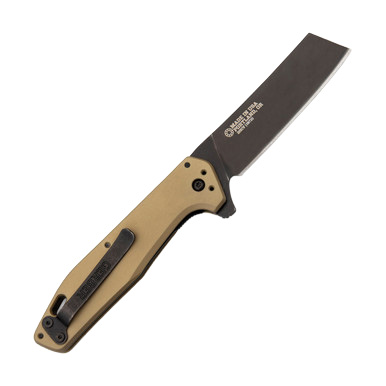 Gerber Fastball Cleaver Folding Knife Coyote Brown 3in Black Blade G1836 View 3