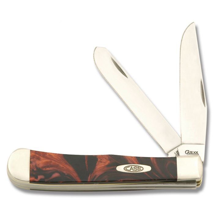 Case Black Lava Corelon Trapper Folding Knife CA9254BKL View 1
