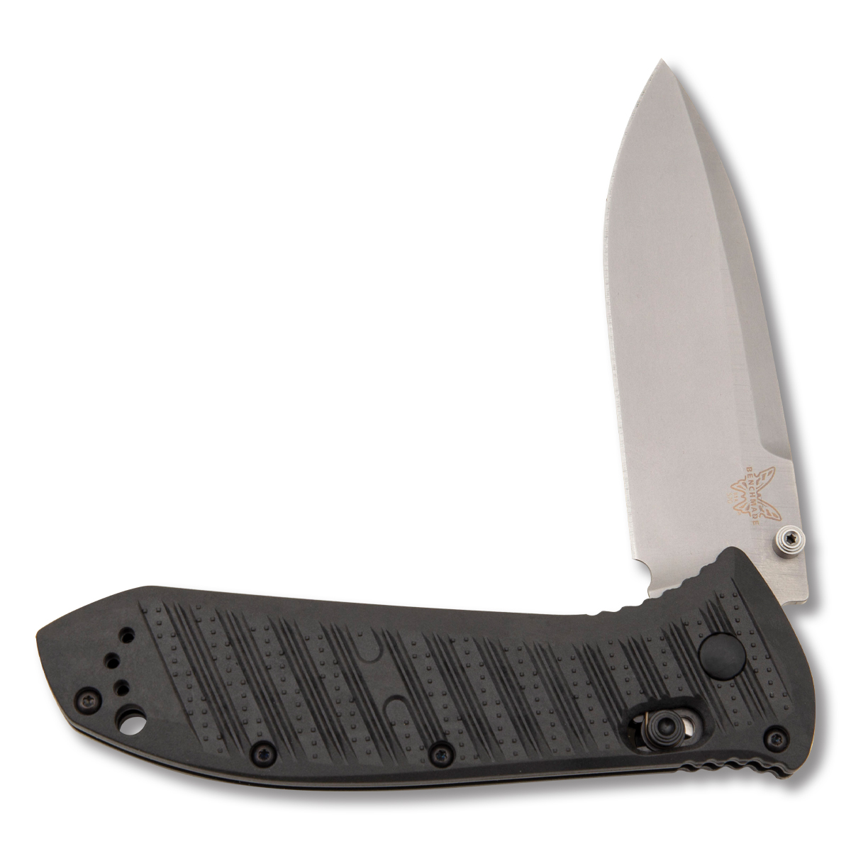 Benchmade 5701 Presidio II Folding Knife 3.72in Plain Black textured CF-ELITE BM5701 View 3