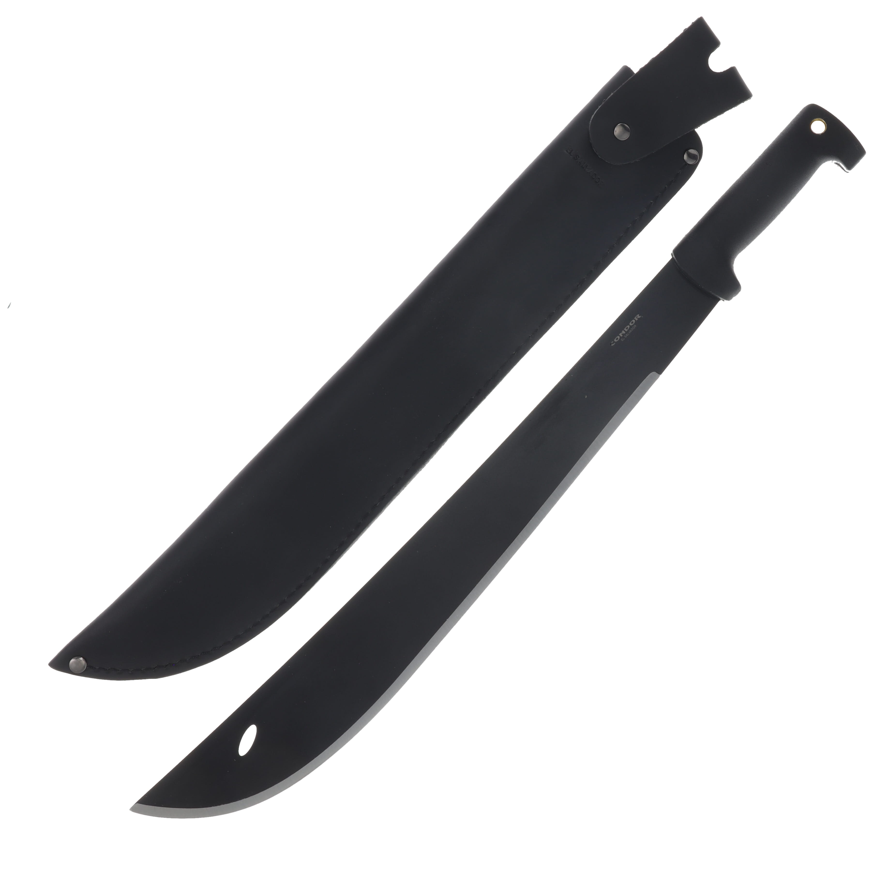 Condor Tool and Knife El Salvador Machete Gray Micarta 18in Black Plain Blade CTK2020HCM View 1