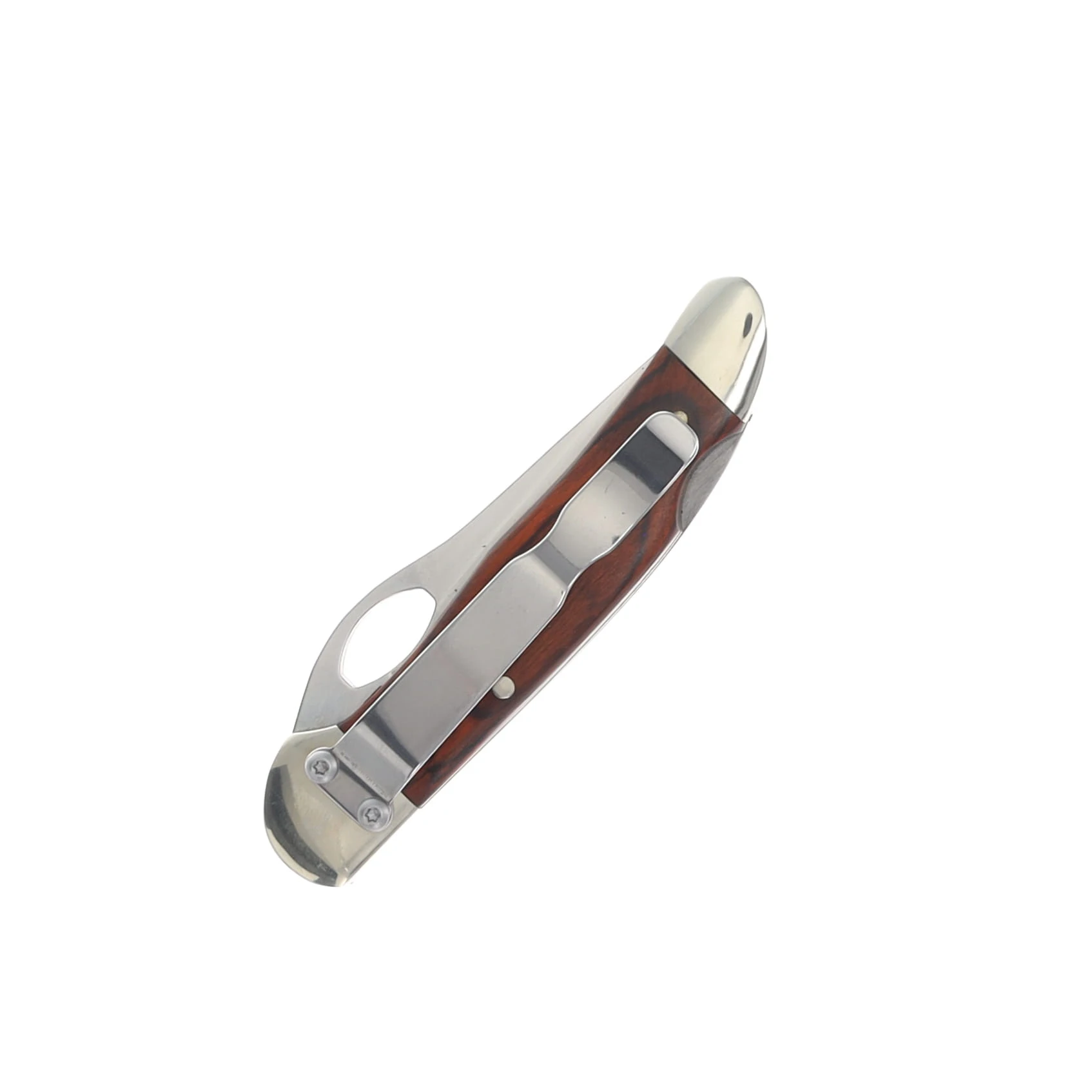 Bear & Son Cowhand Lockback 2.87in Satin Clip Point Rosewood BR2149L View 4