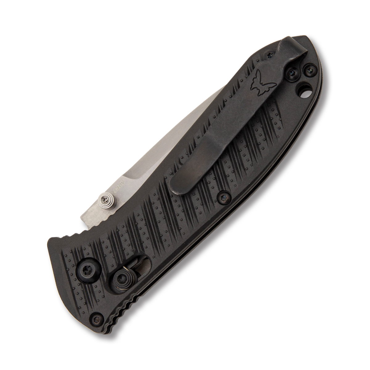 Benchmade Mini Presidio II Folding Knife 3.2in Plain Molded CF Elite BM5751 View 2
