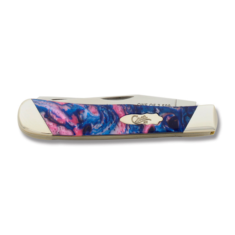 Case XX Slant Bolster Lolly Pop Corelon Trapper Folding Knife CAS9254LP View 2