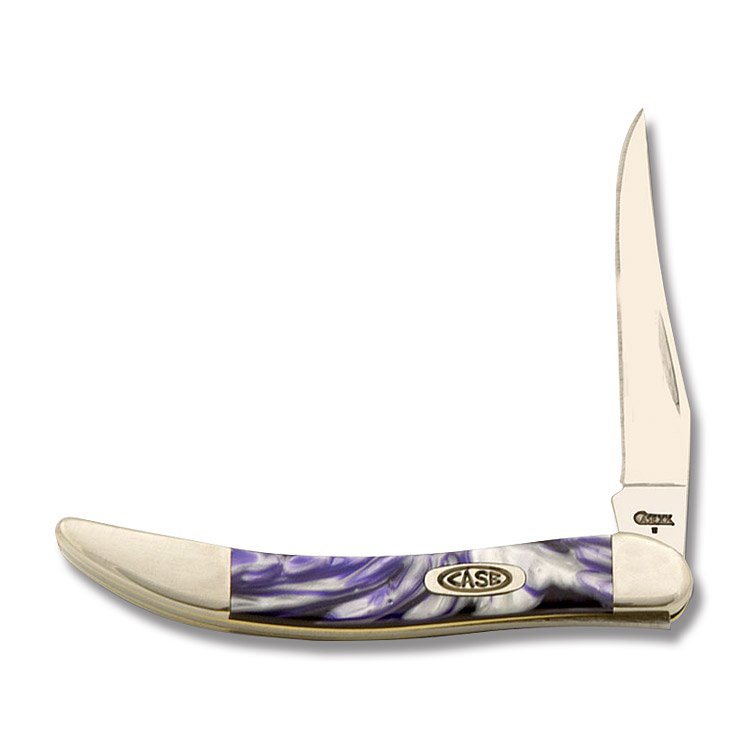 Case Purple Passion Small Texas Toothpick Folding Knife CA910096PP View 1
