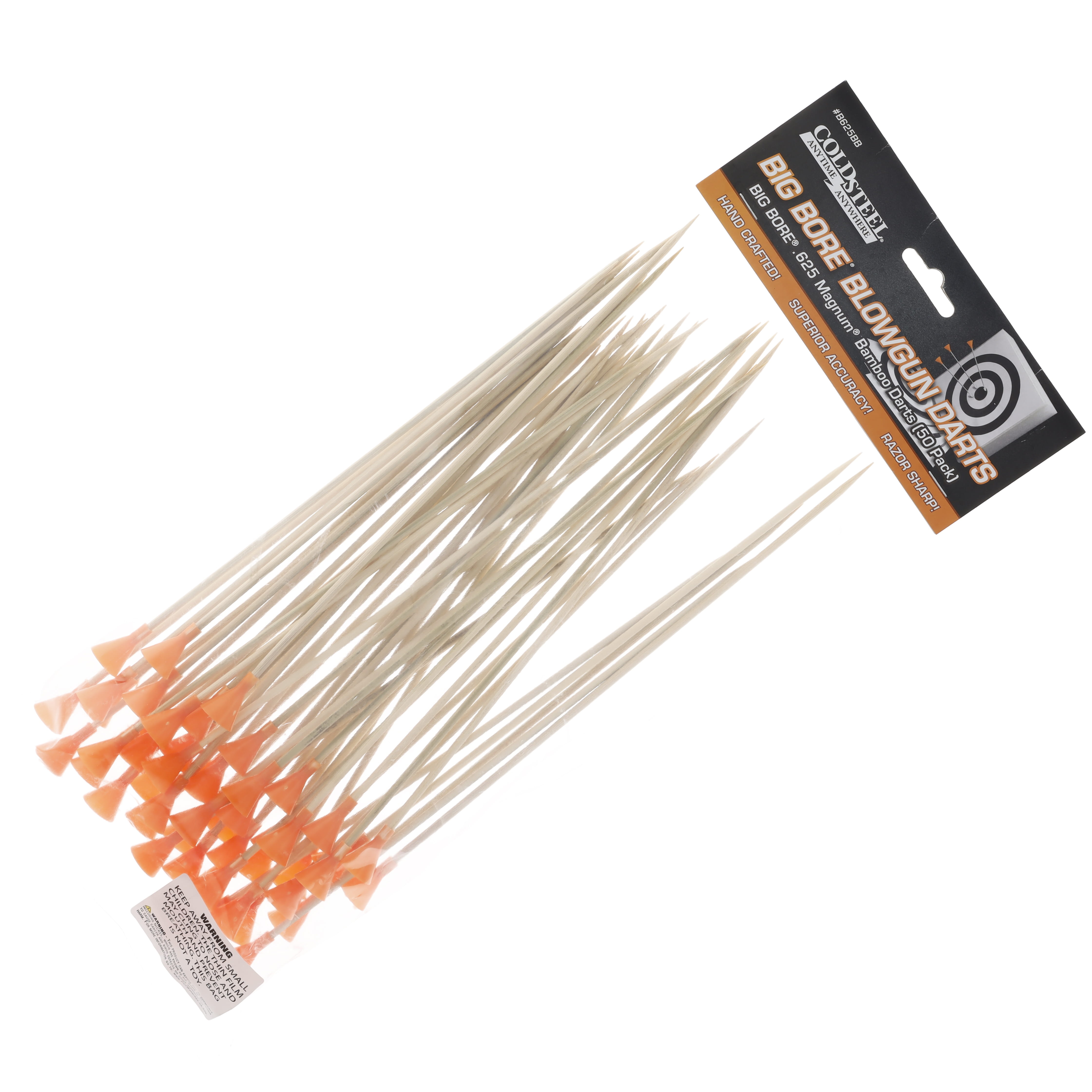 Cold Steel Bamboo Darts 50-Pack for .625 Magnum Big Bore Blowgun CSB625BB View 2