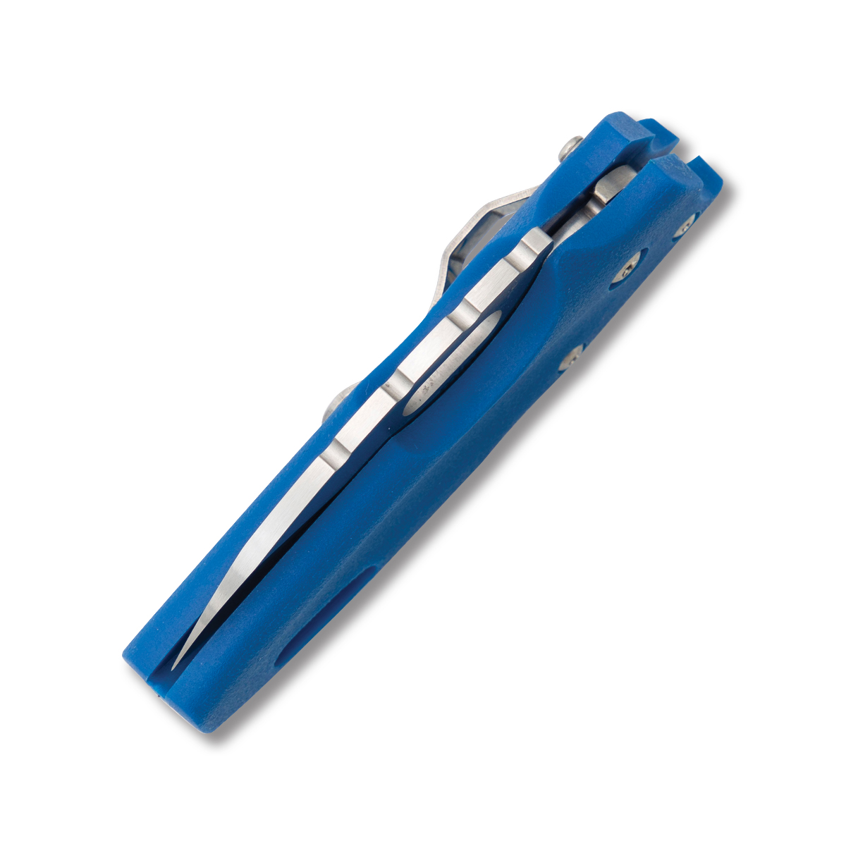 Cold Steel Mini Tuff Lite Blue 2in Plain Satin Sheepsfoot CS20MTB View 7