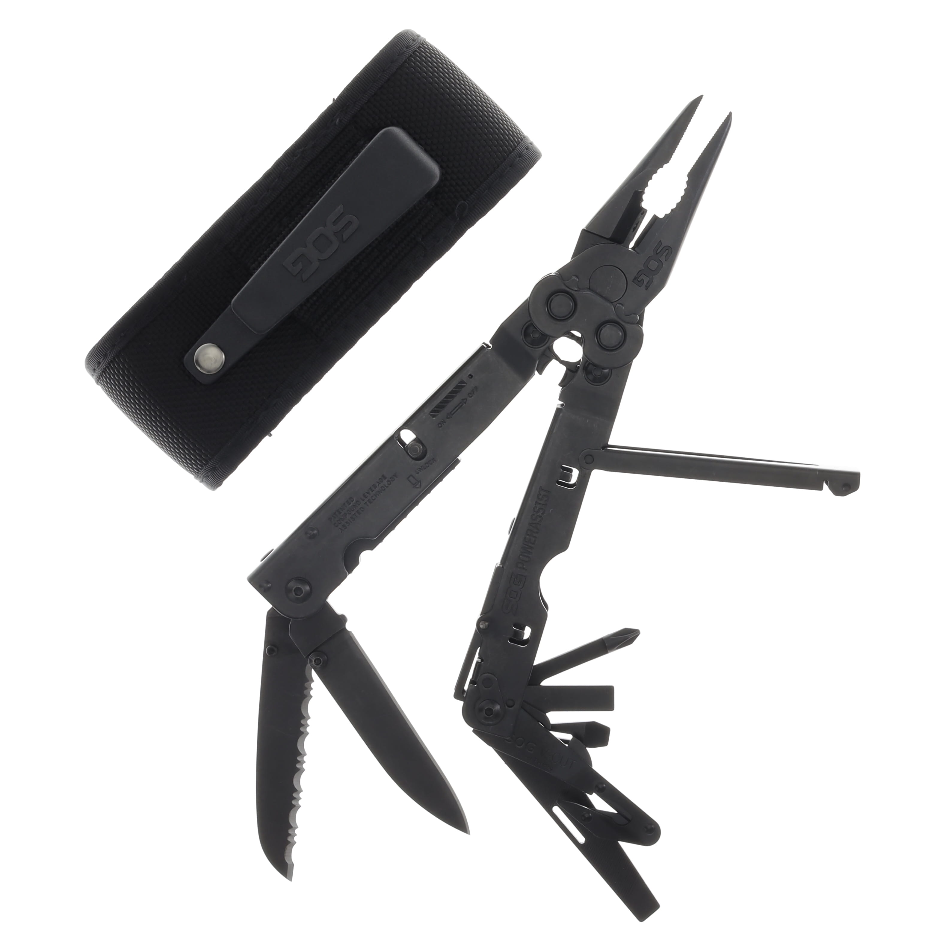 SOG PowerAssist MultiTool Black SOGB66 View 2