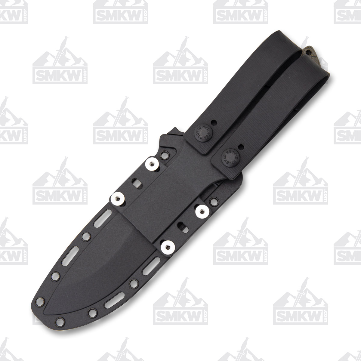 Spartan Blades Machai Fixed Blade Knife DLC 1095 Recurve/OD Green Micarta SBSL002GN View 6