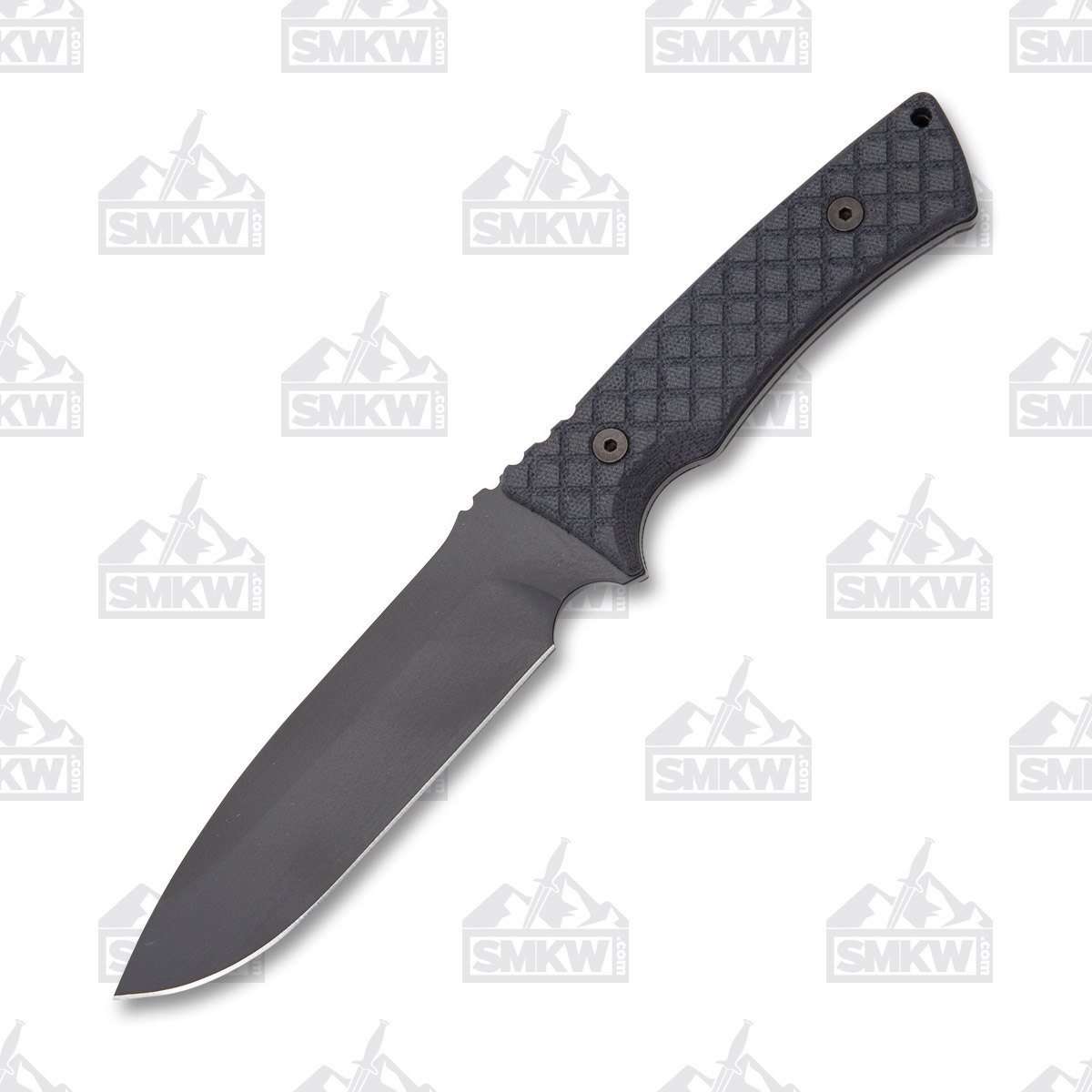 Spartan Blades Damysus Fixed Blade Knife 5.5in Plain Black Drop Point SBSL003BK View 2
