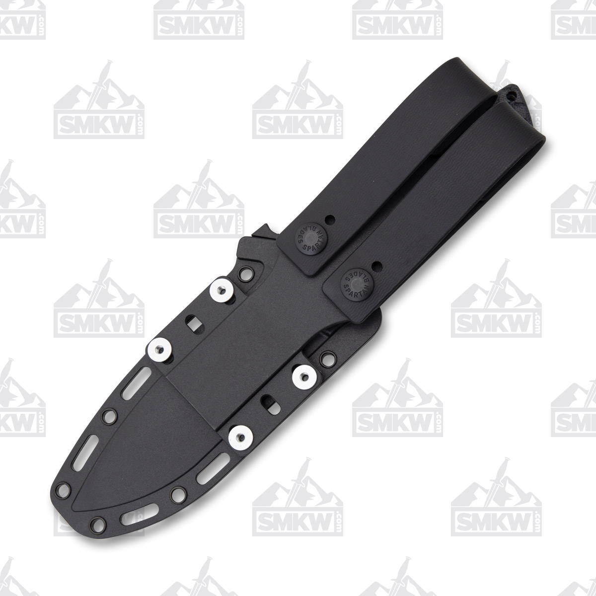 Spartan Blades Damysus Fixed Blade Knife 5.5in Plain Black Drop Point SBSL003BK View 6