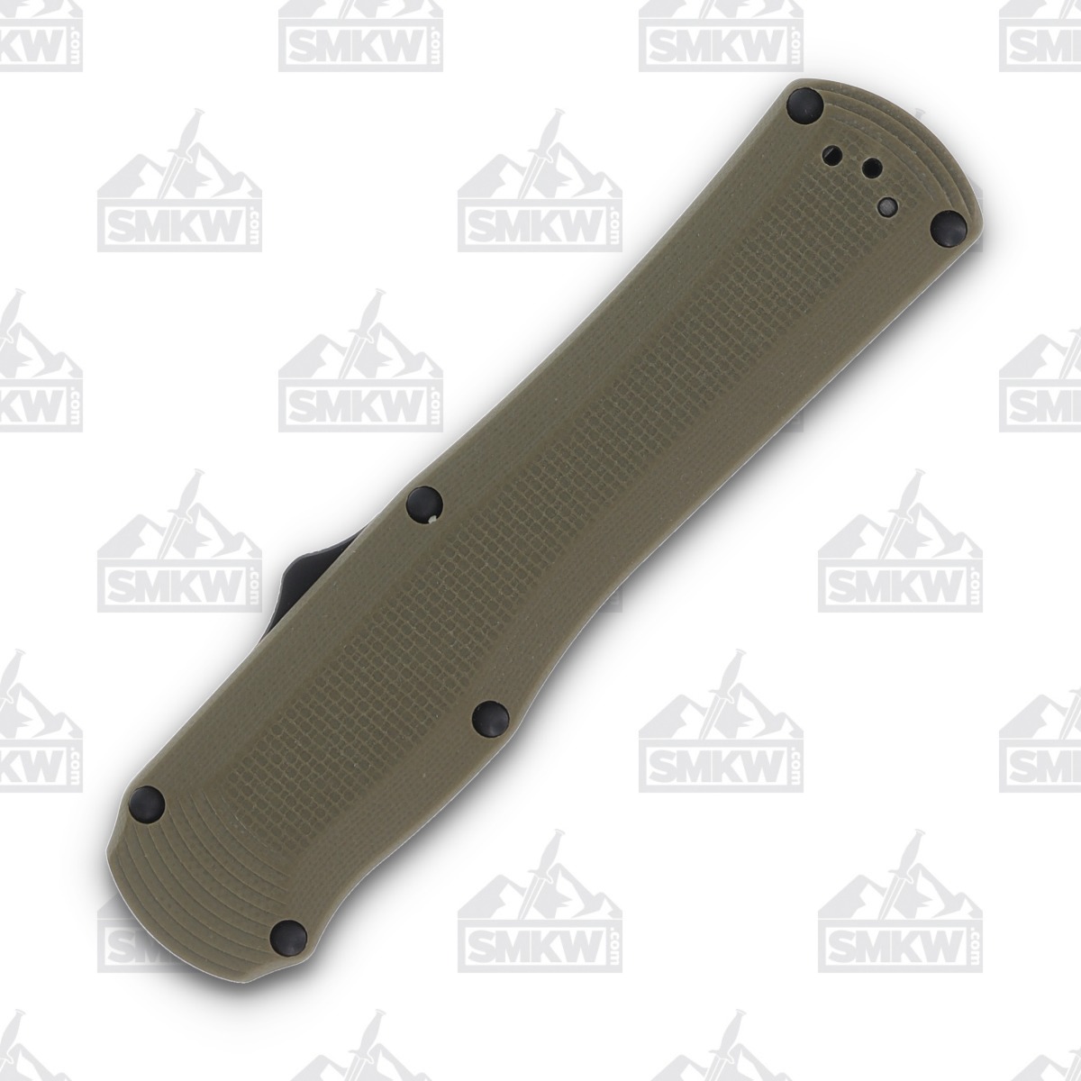 Benchmade Autocrat OTF Automatic Knife 3.71in Plain OD Green G10 AUBM3400BK1 View 3