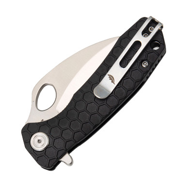 Honey Badger Knives Small Claw Folding Knife Black FRN 2.75in Satin Blade HB1141 View 5